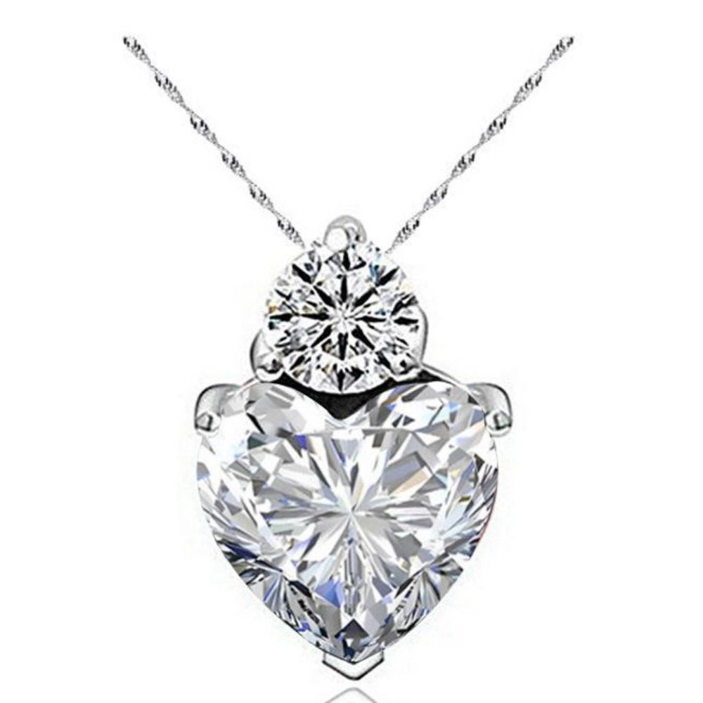 BRAND NEW ** Beautiful White Topaz  .925 Necklace